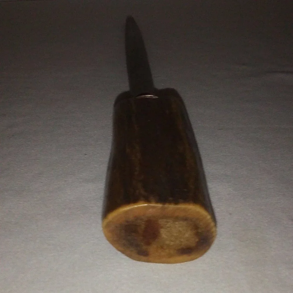 Antler Handle Knife Sharpening Steel Rod: J.A. Henckels Twinworks. Vintage